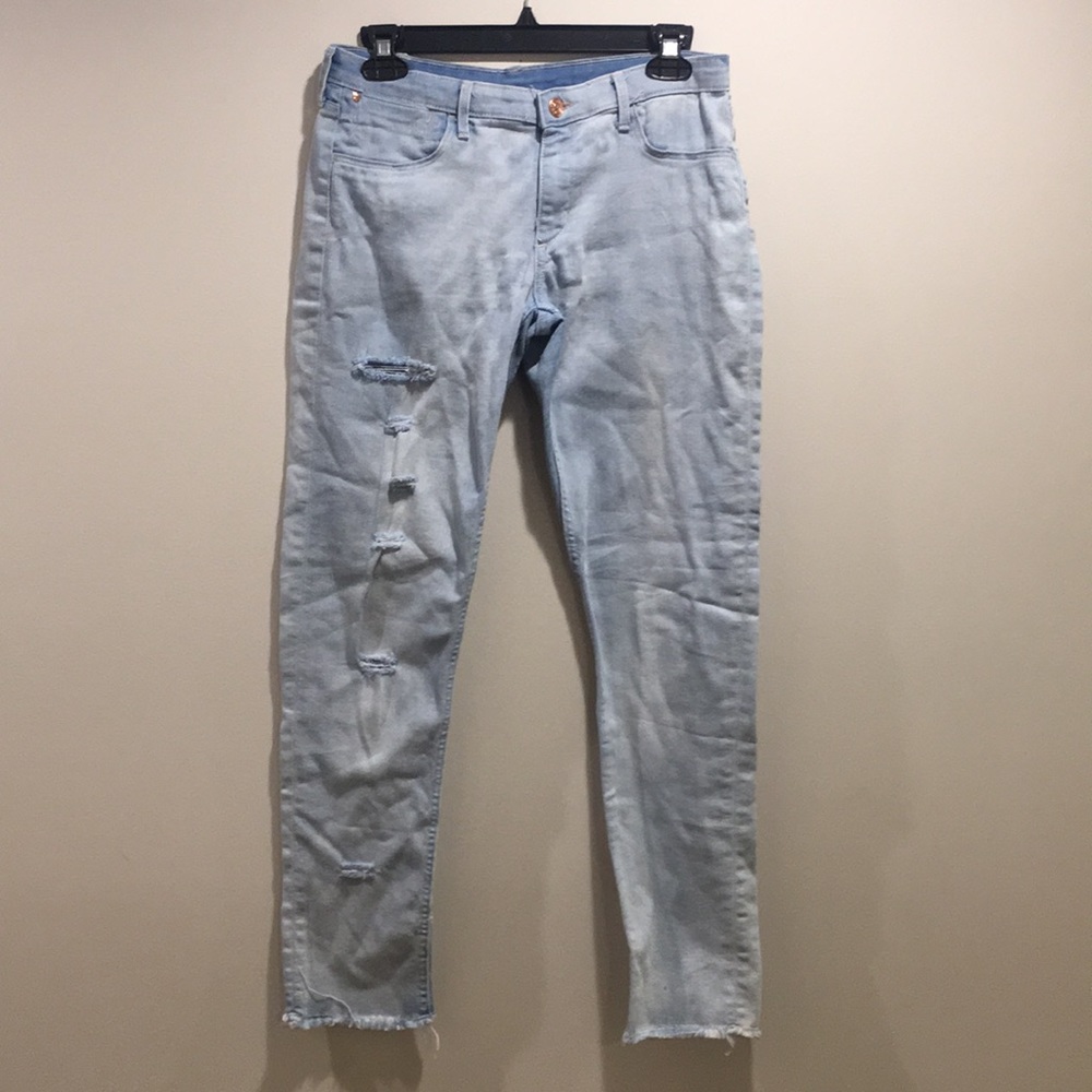 Skinny light wash jeans